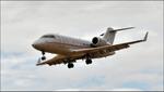 Aircraft 9H-VFS, 2009 Bombardier Challenger 605 arriving at London Oxford Airport, at EGTK, photo by Mike_Y