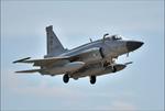 Aircraft 23-319, Chengdu JF-17 Thunder of the Pakistan Air Force arriving at Fairford for RIAT 2025, at EGVA, photo by Mike_Y