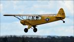 Aircraft 51-15555, 1951 Piper L-18C Super Cub arriving at Gloucestershire Airport, at EGBJ, photo by Mike_Y