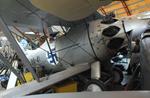 Aircraft HA-41, Valtion lentokonetehdas VL D 27 Haukka II at the Hallinportti Ilmailumuseo (Halli Aviation Museum), Halli-Kuorevesi, photo by iwarnecke