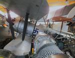 Aircraft HA-41, Valtion lentokonetehdas VL D 27 Haukka II at the Hallinportti Ilmailumuseo (Halli Aviation Museum), Halli-Kuorevesi, photo by iwarnecke