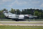 Aircraft N405AX, A F-21 Kfir C2 departs Southwest Florida International Airport enroute to training in the Gulf of America, at KRSW, photo by Suncoast Spotter