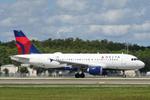 Aircraft N368NB, Delta 2320 departs Southwest Florida International Airport enroute to John F Kennedy International Airport, at KRSW, photo by Suncoast Spotter