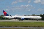 Aircraft N584NW, Delta 2001 departs Southwest Florida International Airport enroute to Detroit Metro Airport, at KRSW, photo by Suncoast Spotter