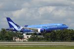 Aircraft N229BZ, Moxy 311 arrives at Southwest Florida International Airport following flight from Portland International Jetport, at KRSW, photo by Suncoast Spotter