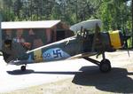 Aircraft OH-XGT, Gloster Gauntlet II at the Karhulan ilmailukerhon lentomuseo (Karhula Aero Club Flying Museum), Kymi airfield, Kotka, at EFKY, photo by iwarnecke