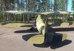 Aircraft OH-XGT, Gloster Gauntlet II at the Karhulan ilmailukerhon lentomuseo (Karhula Aero Club Flying Museum), Kymi airfield, Kotka, at EFKY, photo by iwarnecke
