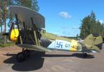 Aircraft OH-XGT, Gloster Gauntlet II at the Karhulan ilmailukerhon lentomuseo (Karhula Aero Club Flying Museum), Kymi airfield, Kotka, at EFKY, photo by iwarnecke