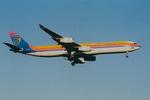 Aircraft 6Y-JMC, Heathrow, at EGLL, photo by PHamer