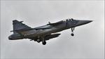 Aircraft 39257, JAS-39C arriving at RAF Fairford for RIAT 2024, at EGVA, photo by Mike_Y