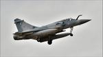 Aircraft 555, Dassault Mirage 2000-5EG of the Hellenic (Greek) Air Force arriving at RAF Fairford for RIAT 2025, at EGVA, photo by Mike_Y
