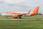 Aircraft G-UZHS, Airbus A320-251N reg G-UZHS of Easyjet in Eurovision special livery departing from MLA., at LMML, photo by raymond