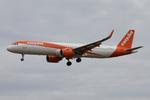 Aircraft G-ZXIA, Airbus A321-251NX reg G-ZXIA of Easyjet on final approach approach for RW31 MLA., at LMML, photo by raymond