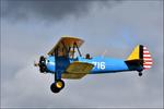Aircraft N1731B, Boeing E75 arriving at Cotswold Airport, at EGBP, photo by Mike_Y