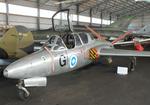 Aircraft FM-43, Fouga (Valmet) CM.170R Magister at the Karhulan ilmailukerhon lentomuseo (Karhula Aero Club Flying Museum), Kymi airfield, Kotka, photo by iwarnecke