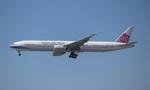 Aircraft B-18003, CAL 773 zx tpe-lax, at KLAX, photo by FloridaMetal