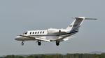 Aircraft CS-DOT, Cessna 525A Citationjet CJ2+ arriving at Gloucestershire Airport, at EGBJ, photo by Mike_Y
