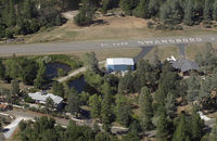  - Hills & sloped runway encourage landing going East - t/o going West. - by Bob Fritz