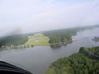  - On final over the water - by Michael Martin
