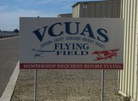  - Ventura County Ultralight Aircraft Society Hangars, CMA. They have close, separate windsock. - by Doug Robertson