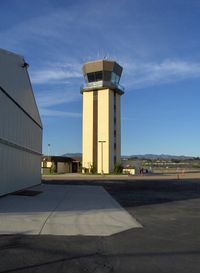  - Camarillo, California FAA Control Tower, mid-field, South. CMA - by Doug Robertson