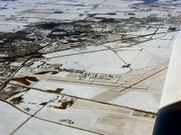  - Dekalb Airport in Winter - by Raj Upadhyaya