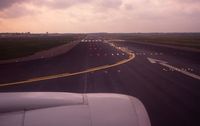  - Turning onto runway 23L for departure to JFK via BRU - by Micha Lueck