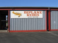  - Biplane Rides hangar and sign at Sonoma Valley Airport, Schellville, CA (operator has three PT-17 Stearmans) - by Steve Nation