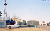  @ Suffolk Executive Airport - Back of the admin building, with one of the warbird hangers in the back - by Paul Perry