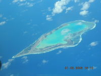  @ PWAK - Wake Island AFLD. Taken from B757 @ FL360. - by John J. Boling