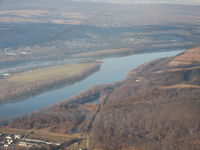  - Sunbury Airport in Sunbury, PA you can see the seaplane airport in the river also (H11) - by Sam Andrews