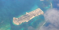  @ Johnston Island Airport - Johnston Island. Closed. Approx 700nm sw of HNL on R584 to Majuro - by John J. Boling