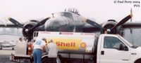  - Hampton Roads Executive's fuel truck servicing a thirsty B-25J - by Paul Perry