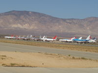  - Just a few of the aircraft in storage at Mojave - by John J. Boling