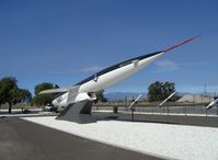 - Missile Park-SSM-N-9/RGM-15/MQM-15 REGULUS II, US Navy 1st supersonic nuclear-capable, weight-21,000 lbs. GE Turbojet engine 10,000 lb thrust. $2.7 mil. cost each but multiple uses. Replaced by MACH 2 Missile. - by Doug Robertson