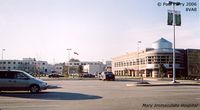  @ Mary Immaculate Hospital Heliport - You can tell where the 'helipad' is only by the windsock. - by Paul Perry