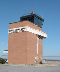  @ Danville Regional Airport - Tower at Danville Regional Airport - by Richard T Davis