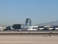  - Looking north at the new ATCT from across the Runway. - by Brad Campbell