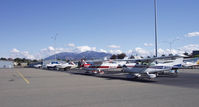  - Part of East Ramp aircraft parking area. Mt Diablo in the background. - by Bill Larkins