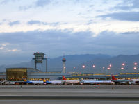  - McCarran 'D' Gates - Getting ready for another day. - by Brad Campbell