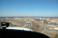  - Short Final Runway 32, Cessna 172, right seat - by Mike Josi