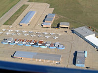  - Beechcraft gathering at the west end - by Jim Uber
