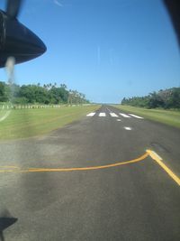  - The runway at Savusavu, seen from Sun Air's Twin Otter DQ-FIE - by Micha Lueck