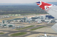  - Overview of new air bridge at Gatwick on take off. - by Kevin Murphy
