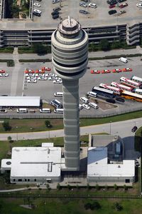  @ Orlando International Airport - Airport Control Tower - by Paul Aranha