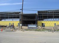  - New FBO office between new corporate aircraft maintenance hangars construction - by Doug Robertson