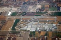  - Chino Airport (KCNO) as viewed while on descent to LAX, looking southward. - by Dean Heald