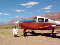  - N5105R In the Grand Canyon at Marble Canyon - by John Franich