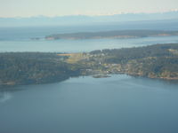  @ Orcas Island Airport - Canada in the background, this is one the most beautiful places on earth. - by John Franich