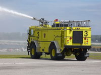  - Fire Truck used for geese and seagull control - by Mark Pasqualino